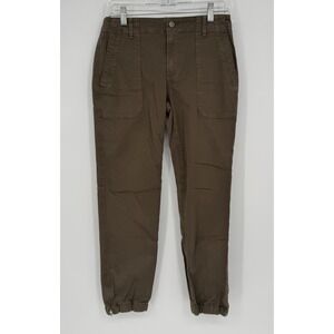 Vince Utility Cargo Pants Women's Size 28 Dark‎ Willow Ankle Zip Mid Rise